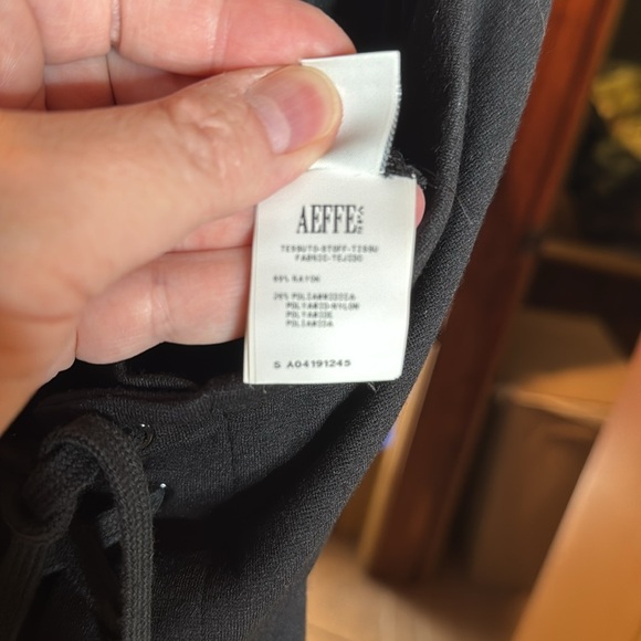 AEFFE Spa Black Bodycon Lace Up Bustier Halter Dress Size 10 - Picture 10 of 11